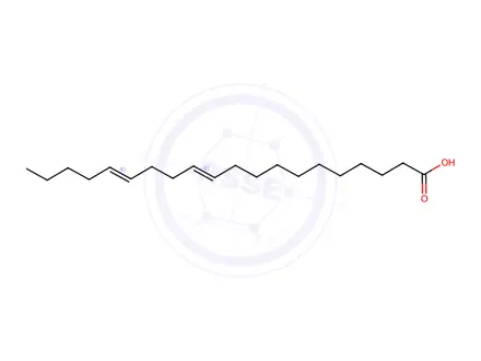 Chemical structure of 11,15-eicosadienoic acid