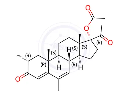 Chemical structure of Megestrol Acetate EP Impurity H (Megestrol Acetate USP Related Compound H)