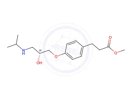 Chemical structure of Esmolol (R)-Isomer (Base)