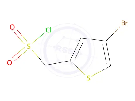 Chemical structure of (4-Bromothiophen-2-yl)methanesulfonyl chloride