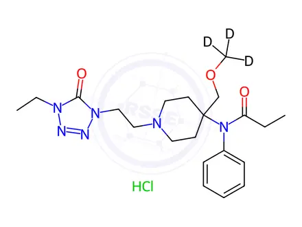 Chemical structure of Alfentanil-d3 Hydrochloride