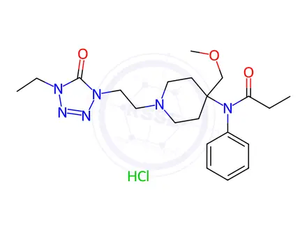 Chemical structure of Alfentanil