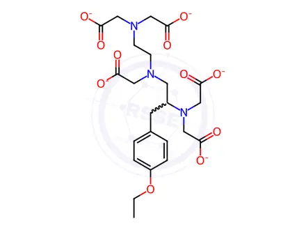 Chemical structure of Gadoxetate Impurity 6