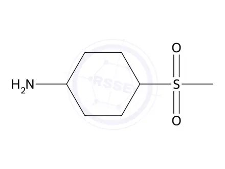 Chemical structure of 4-(Methylsulfonyl)cyclohexan-1-amine