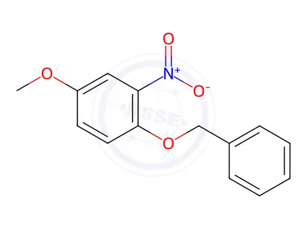 Chemical structure of 4-Methoxy-2-nitro-1-(phenylmethoxy)benzene