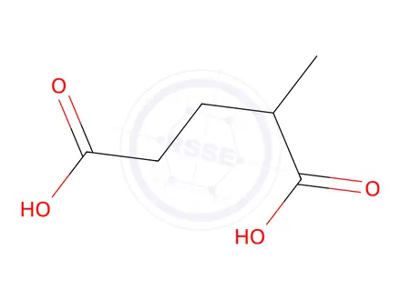 Chemical structure of 2-Methylglutaric Acid