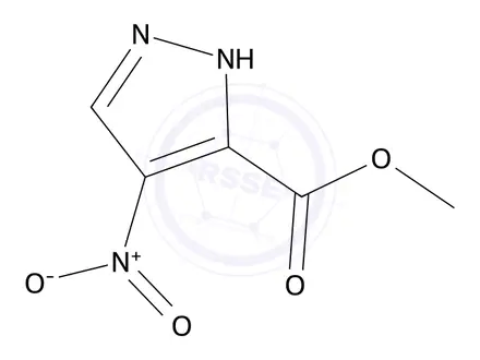Chemical structure of Methyl 4-nitro-1H-pyrazole-5-carboxylate