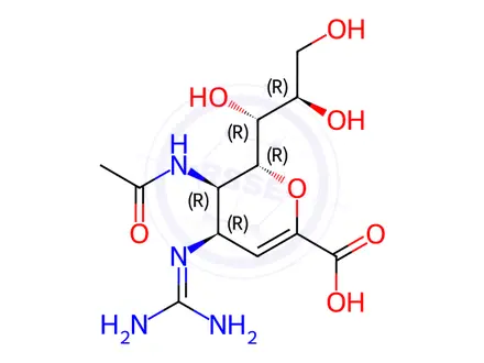 Chemical structure of Zanamivir EP Impurity H