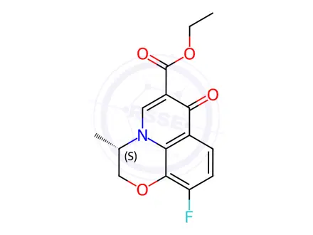 Chemical structure of Levofloxacin Impurity 123