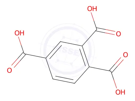 Chemical structure of Trimellitic Acid