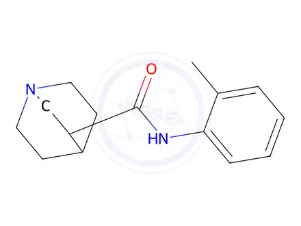 Chemical structure of 2'-methyl-3-quinuclidinylanilide