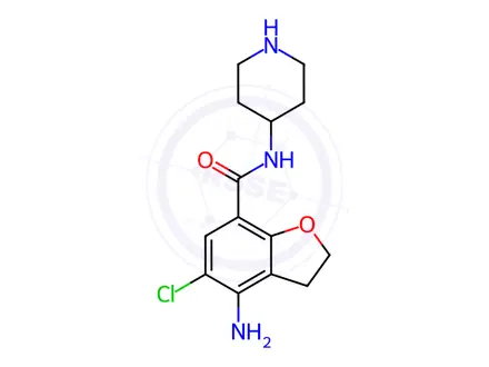 Chemical structure of N-Desmethoxypropyl Prucalopride