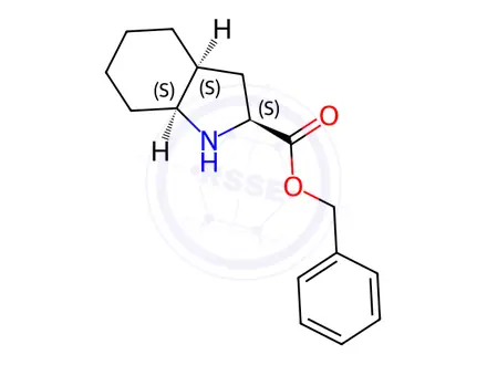 Chemical structure of (2S,3aS,7aS)-Benzyl octahydro-1H-indole-2-carboxylate