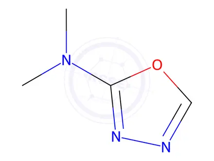 Chemical structure of N,N-Dimethyl-1,3,4-oxadiazol-2-amine