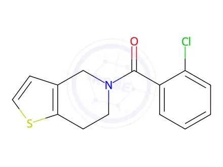 Chemical structure of 5-(2-Chlorobenzoyl)-4,5,6,7-tetrahydrothieno[3,2-c]pyridine