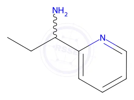 Chemical structure of 1-(2-Pyridyl)-1-propylamine