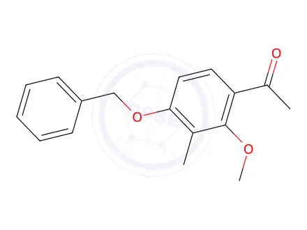 Chemical structure of 4'-Benzyloxy-2'-methoxy-3'-methylacetophenone