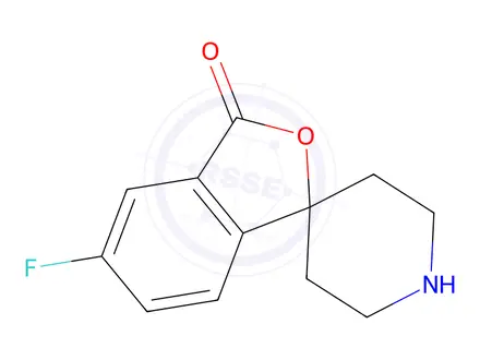Chemical structure of 5-Fluoro-3H-spiro[isobenzofuran-1,4'-piperidin]-3-one