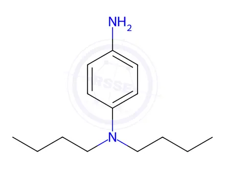 Chemical structure of N,N-dibutyl-1,4-phenylene diamine