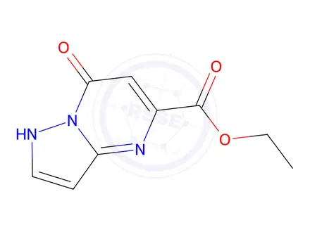 Chemical structure of Pyrazolo[1,5-a]pyrimidine-5-carboxylic acid, 7-hydroxy-, ethyl ester