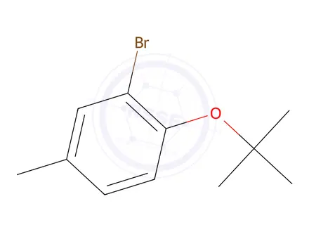 Chemical structure of 2-Bromo-1-(tert-butoxy)-4-methylbenzene
