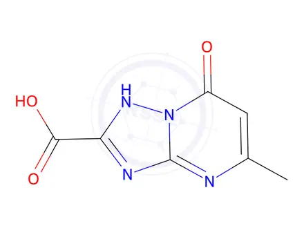 Chemical structure of 7-HYDROXY-5-METHYL-[1,2,4]TRIAZOLO[1,5-A]PYRIMIDINE-2-CARBOXYLIC ACID