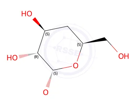 Chemical structure of Methyl 4-Deoxy-α-D-glucopyranoside