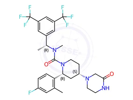 Chemical structure of Orvepitant Impurity 199