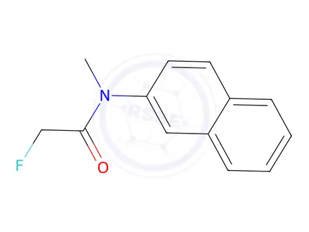 Chemical structure of 2-Fluoro-N-methyl-N-(2-naphtyl)acetamide