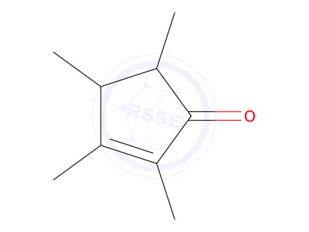 Chemical structure of rel-(4R,5R)-2,3,4,5-Tetramethylcyclopent-2-enone