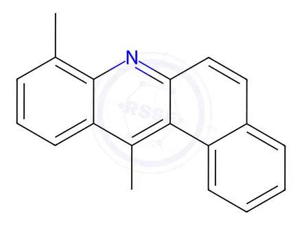 Chemical structure of 8,12-Dimethylbenz[a]acridine