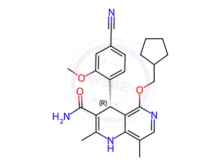 Chemical structure of Finerenone Impurity 382