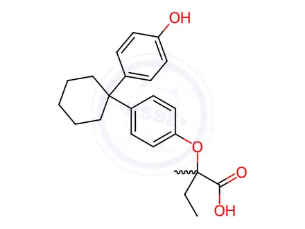 Chemical structure of Clinofibrate Impurity 21