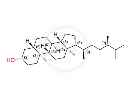 Chemical structure of Campestanol