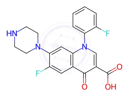 Chemical structure of Temafloxacin Impurity 169