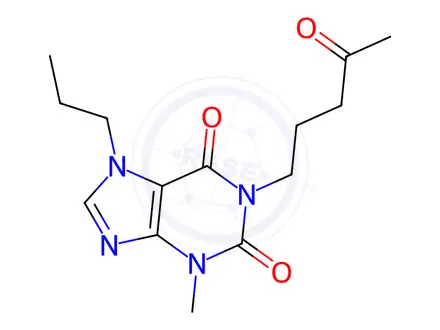 Chemical structure of Propentofylline Impurity 14