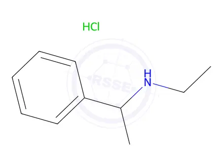 Chemical structure of N-Ethyl-1-phenyl-1-ethanamine hydrochloride