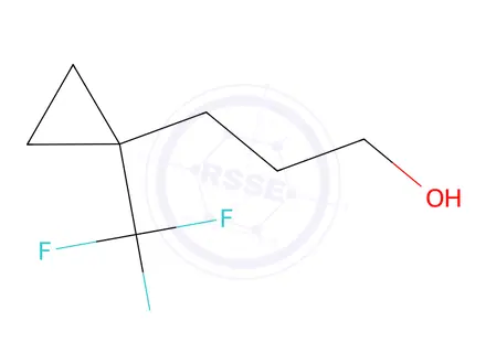 Chemical structure of 3-(1-(Trifluoromethyl)cyclopropyl)propan-1-ol