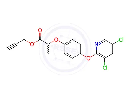 Chemical structure of Clodinafop-propargyl Impurity 4