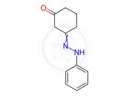 Chemical structure of 3-(2-phenylhydrazono)cyclohexanone