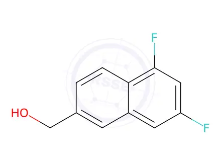 Chemical structure of (5,7-Difluoronaphthalen-2-yl)methanol