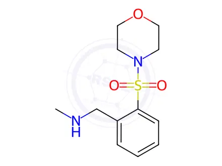 Chemical structure of 4-{2-[(Methylamino)methyl]phenylsulphonyl}morpholine