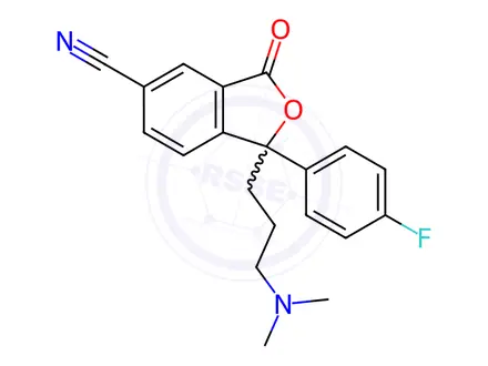 Chemical structure of Citalopram EP Impurity C