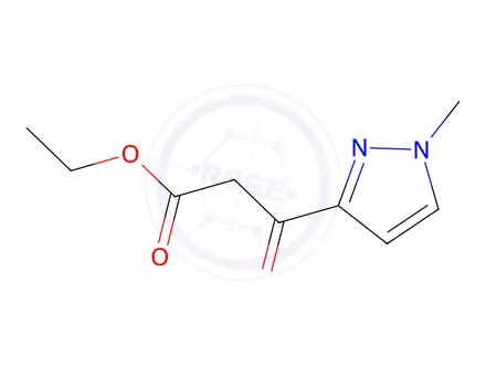 Chemical structure of ethyl 3-(1-methyl-1H-pyrazol-3-yl)-3-oxopropanoate