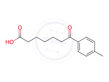 Chemical structure of 7-(4-METHYLPHENYL)-7-OXOHEPTANOIC ACID