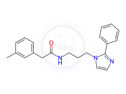 Chemical structure of N-(3-(2-Phenyl-1H-imidazol-1-yl)propyl)-2-(m-tolyl)acetamide