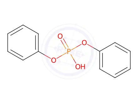 Chemical structure of Diphenyl phosphate