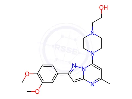 Chemical structure of T-00127-HEV1 Impurity 107