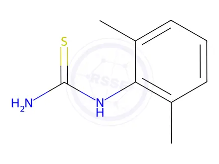 Chemical structure of 2,6-Dimethylphenylthiourea