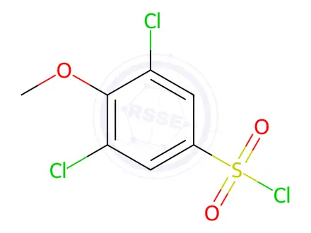 Chemical structure of 3,5-dichloro-4-methoxybenzene-1-sulfonyl chloride(WX192253)